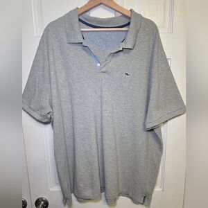 Vineyard Vines Polo Shirt- Men's Size XXL Gray